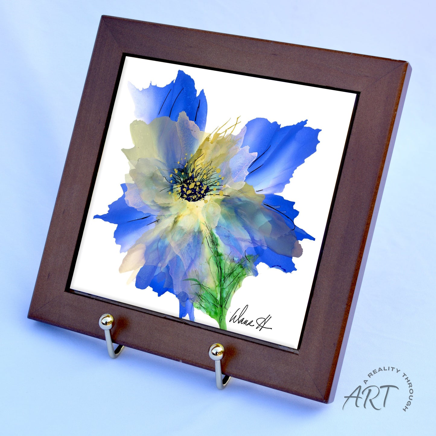 Bell 6"x6" Framed (Brown)