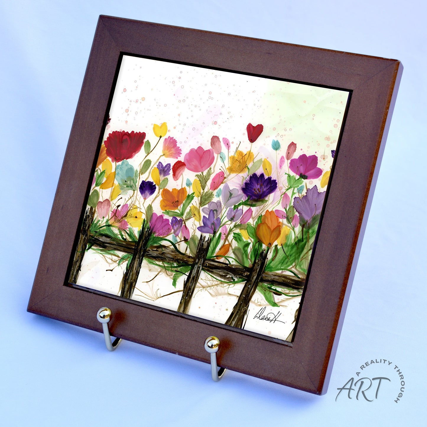 Friends 6"x6" Framed (Brown)