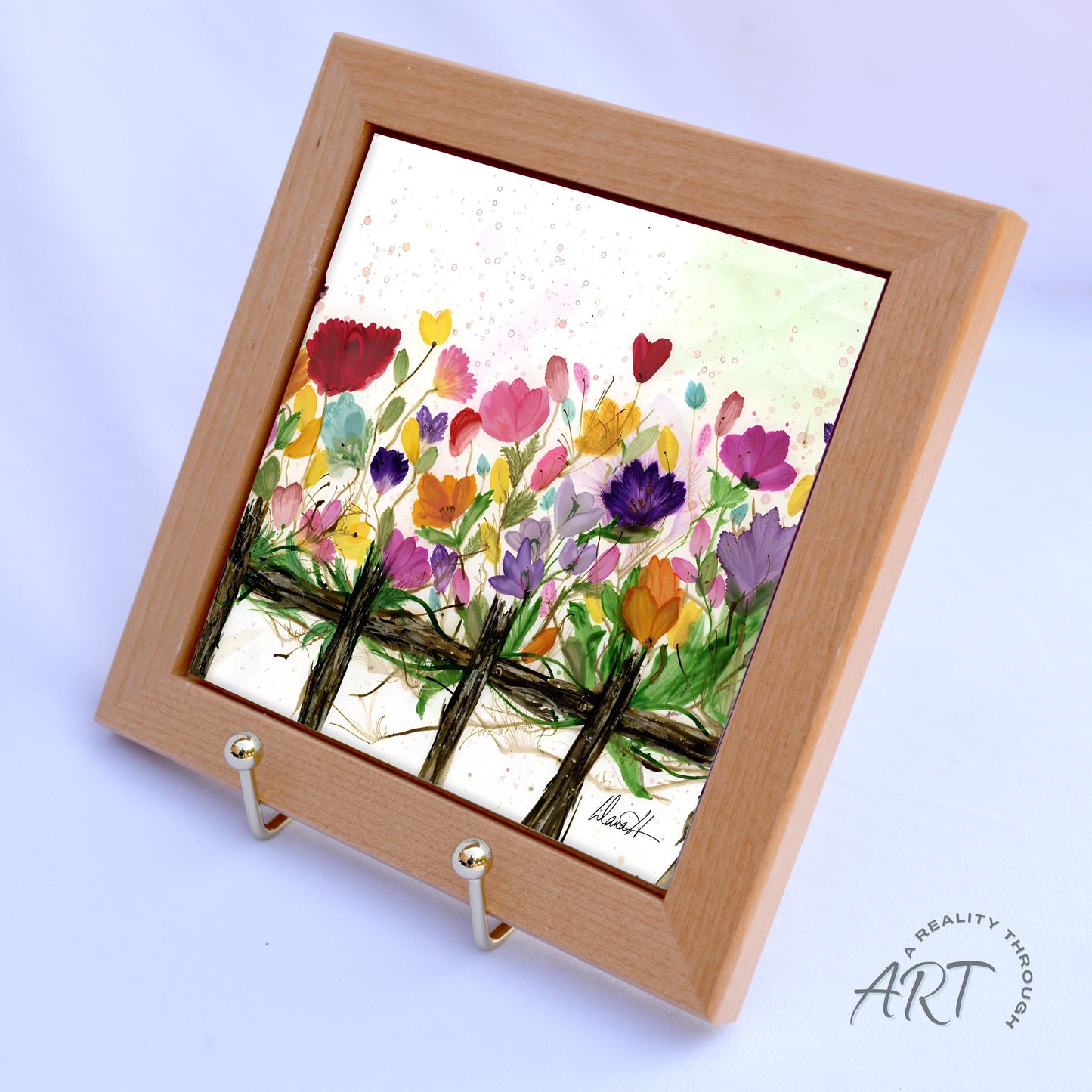 Friends 6"x6" Framed (Light Brown)