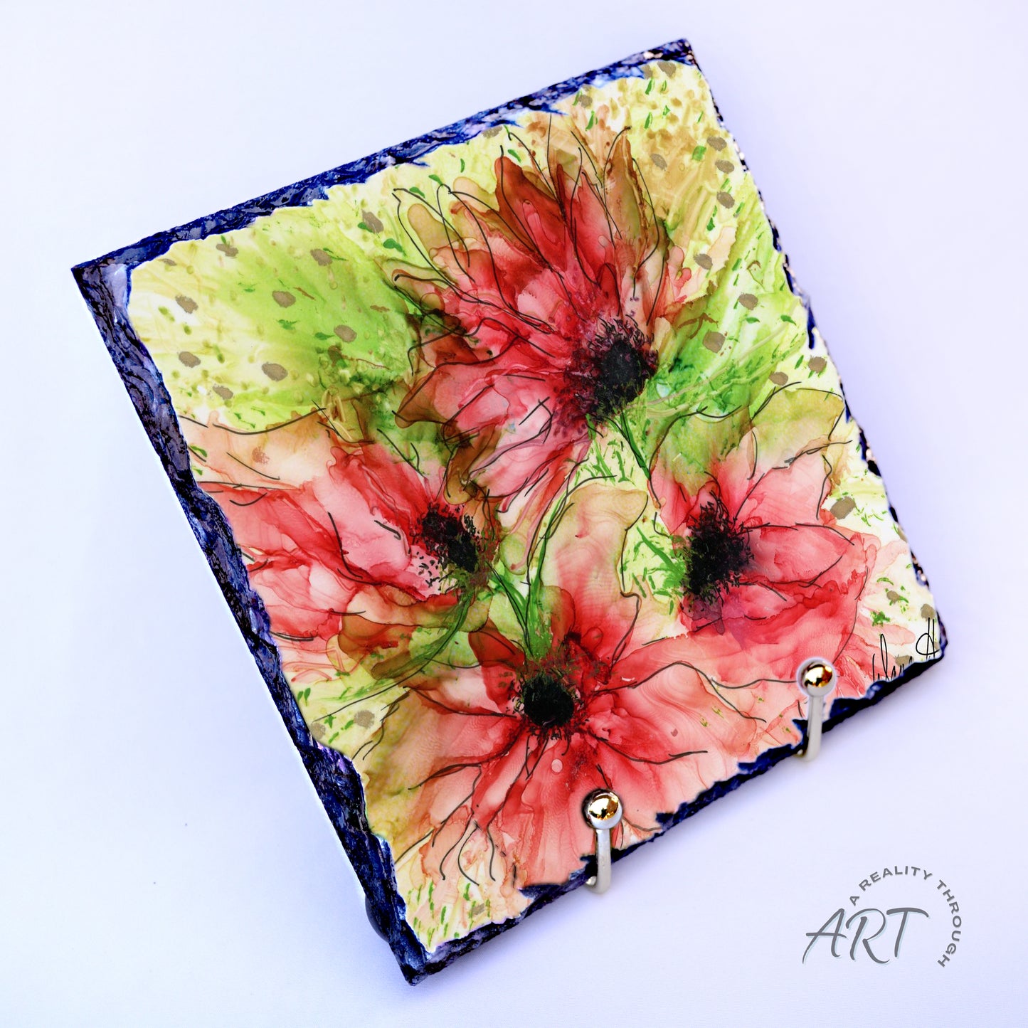 Abby 8"x8" Slate Trivet