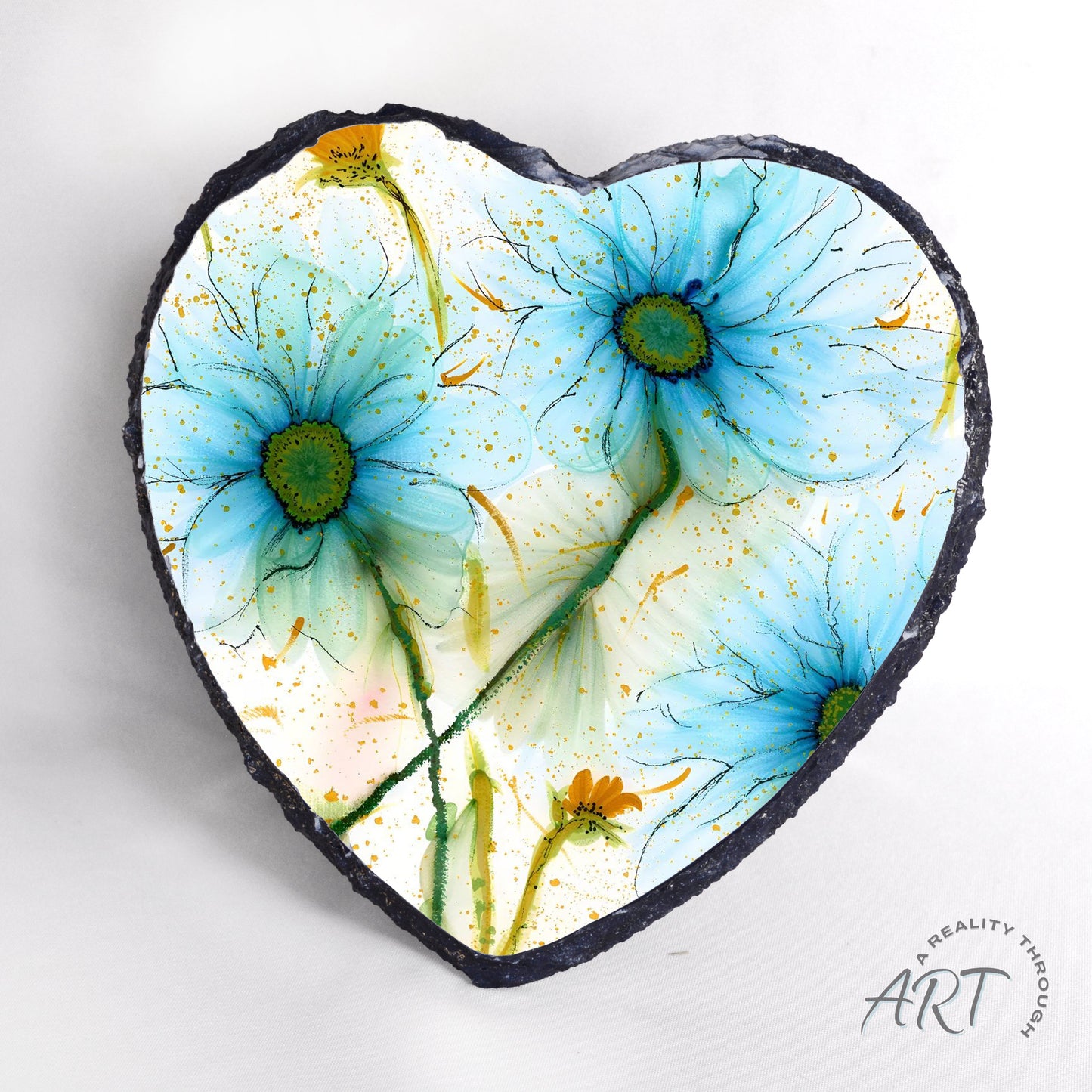 Bluey Slate Heart