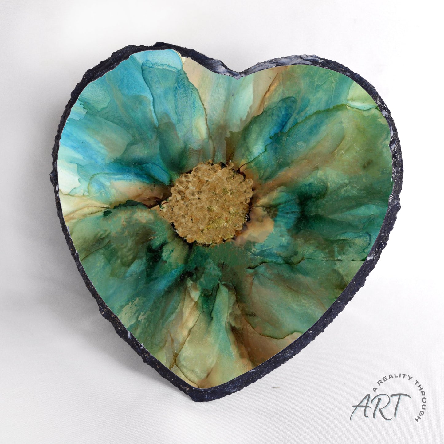 Mermaid Slate Heart