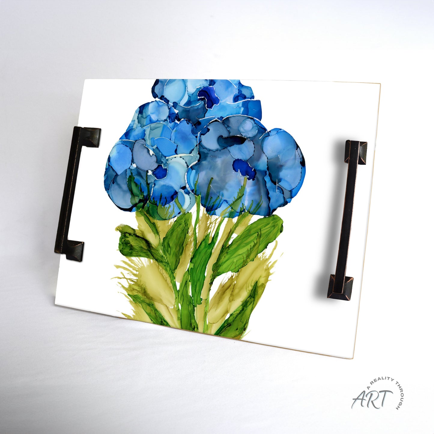 Bluebonnet Tray (Square Oil Rubbed Bronze)