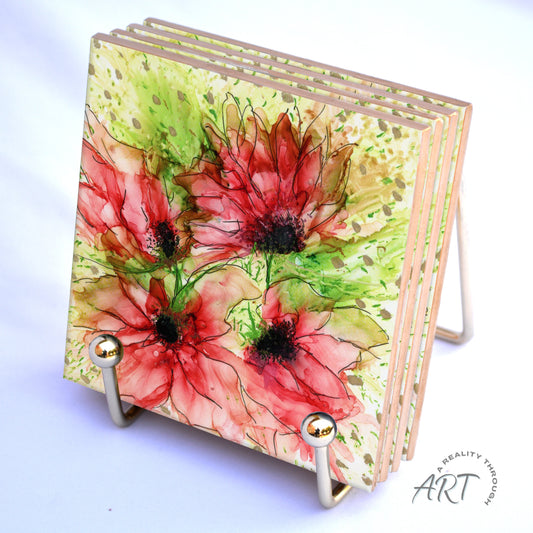 Abby 4"x4" Coasters