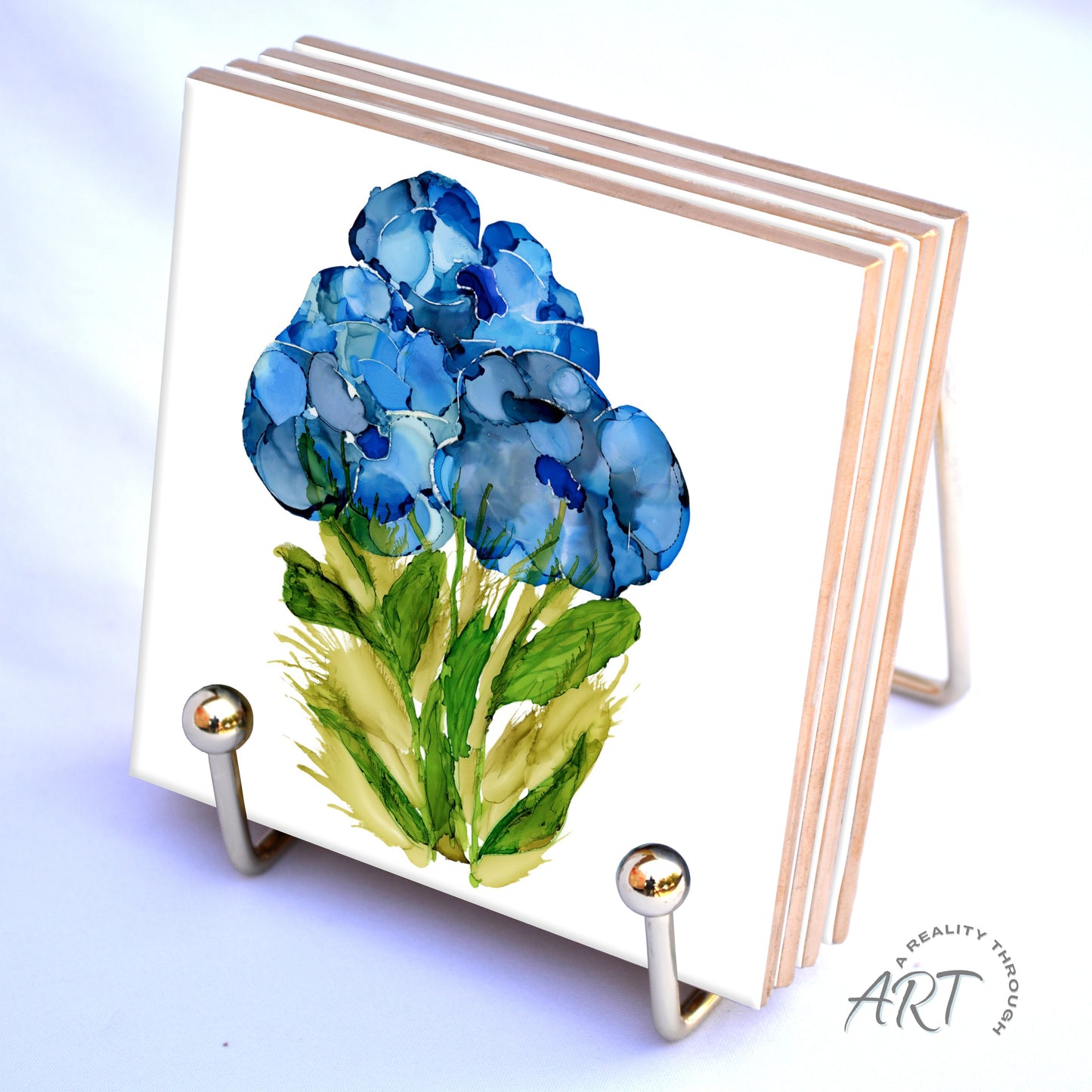 Bluebonnet 4"x4" Ceramic Coasters