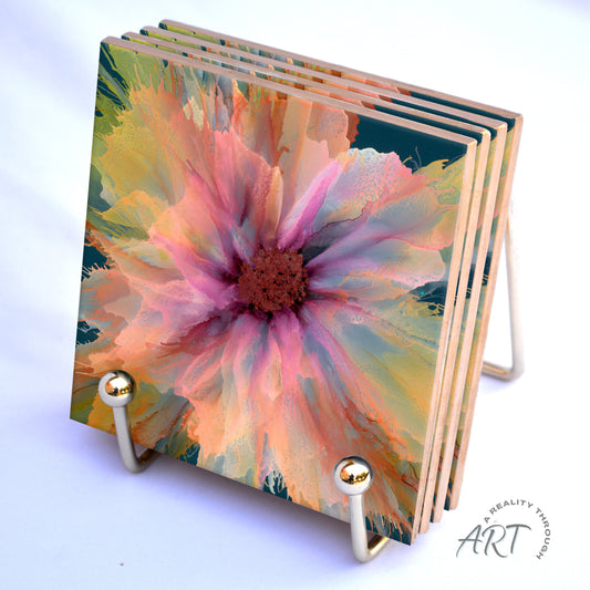 Gaze 4"x4" Ceramic Coasters