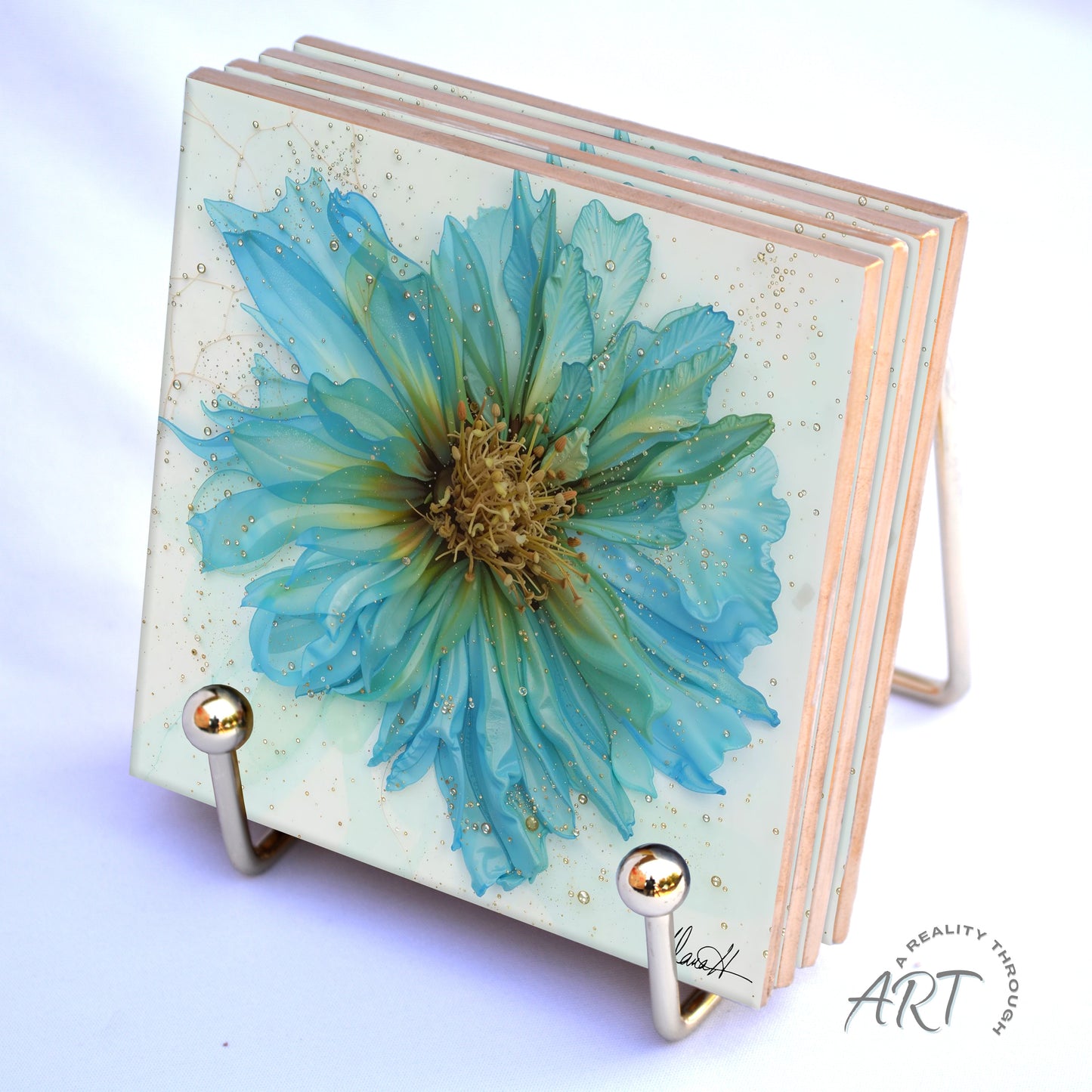 Tranquility 4"x4" Ceramic Coasters