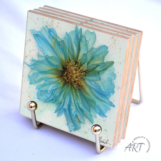 Tranquility 4"x4" Ceramic Coasters