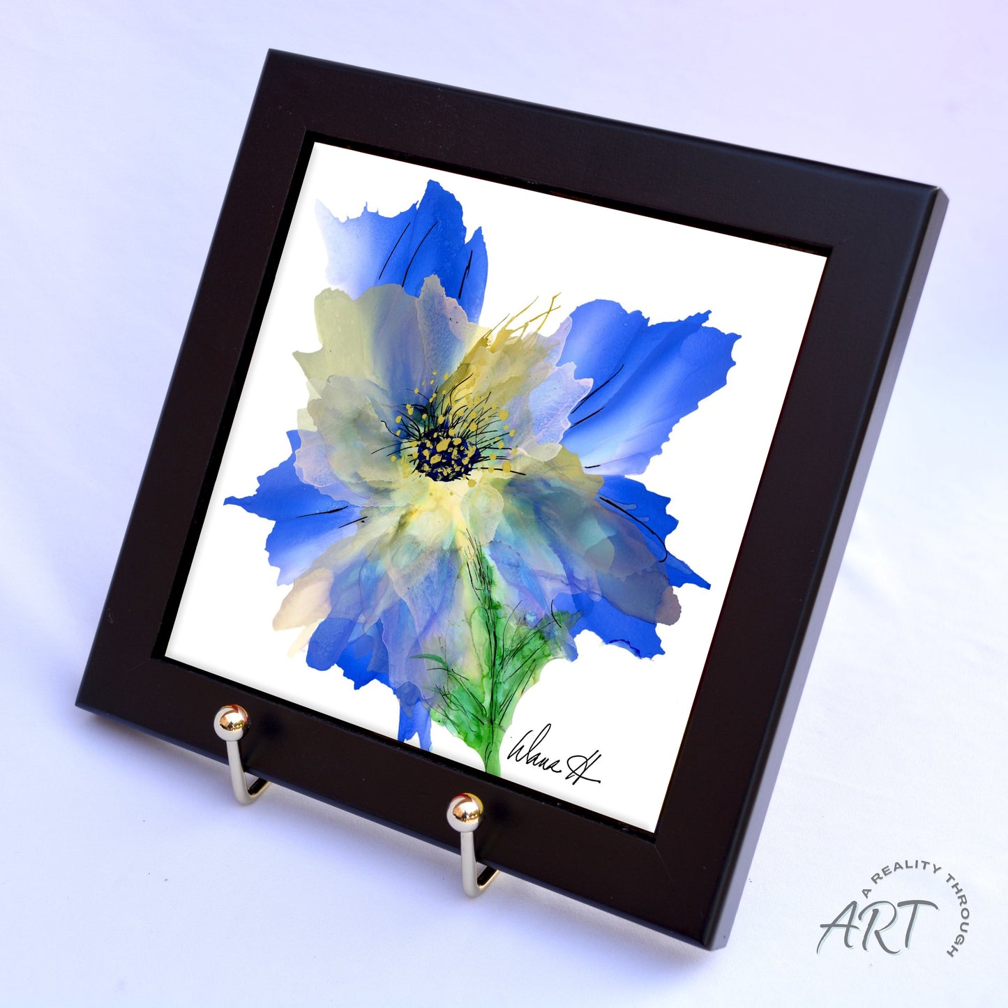 Bell 6"x6" Framed (Black)