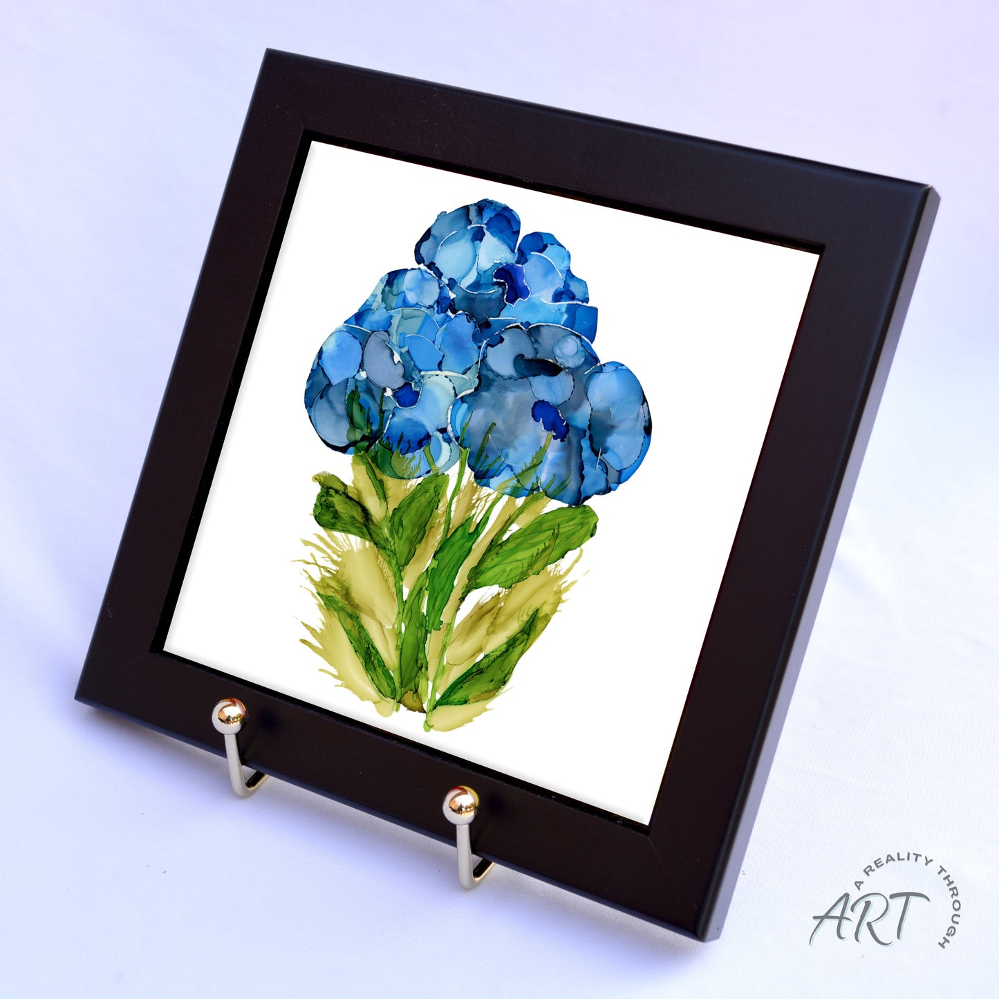 Bluebonnet 6"x6" Framed (Black)