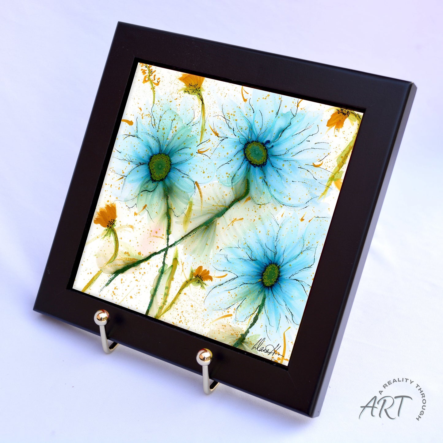 Bluey 6"x6" Framed (Black)