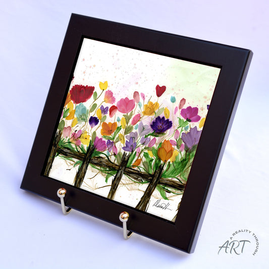 Friends 6"x6" Framed (Black)
