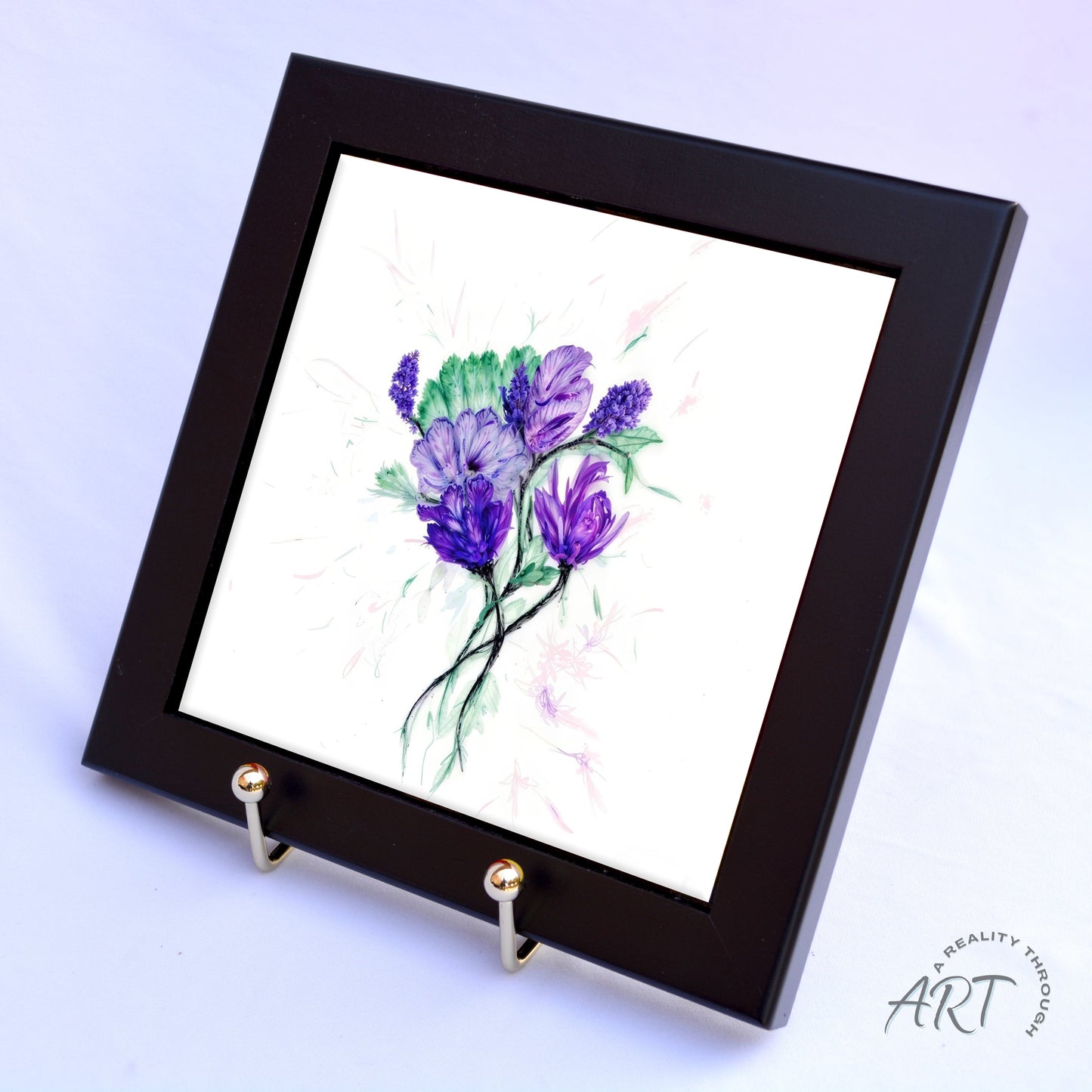 Simple Power 6"x6" Framed (Black)