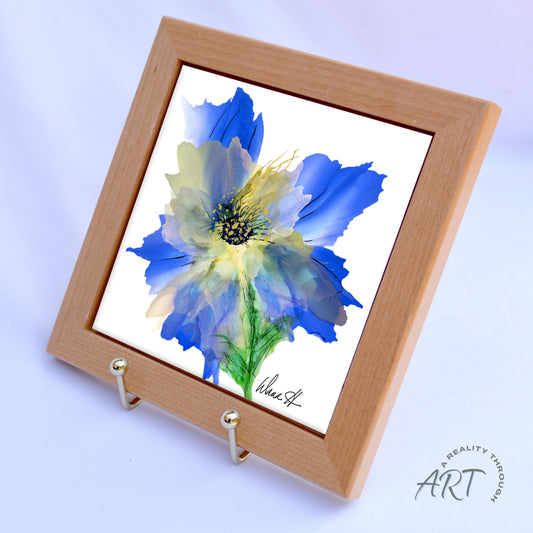 Bell 6"x6" Framed (Light Brown)