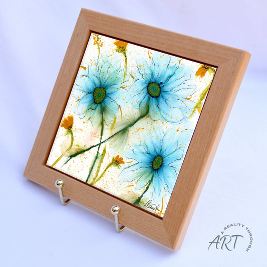 Bluey 6"x6" Framed (Light Brown)