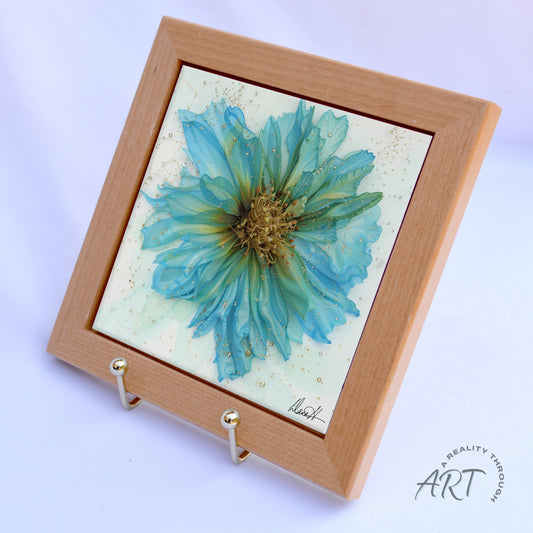 Tranquility 6"x6" Framed (Light Brown)