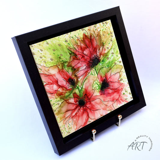 Abby 8"x8" Framed (Black)