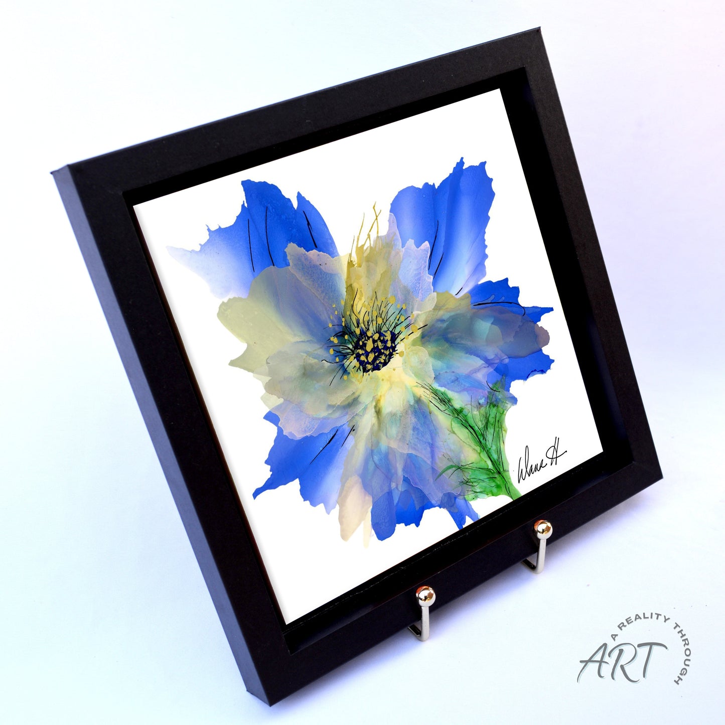 Bell 8"x8" Framed (Black)