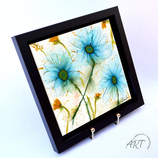 Bluey 8"x8" Framed (Black)