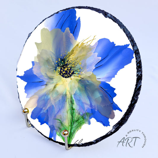 Bell 8" Round Slate Trivet