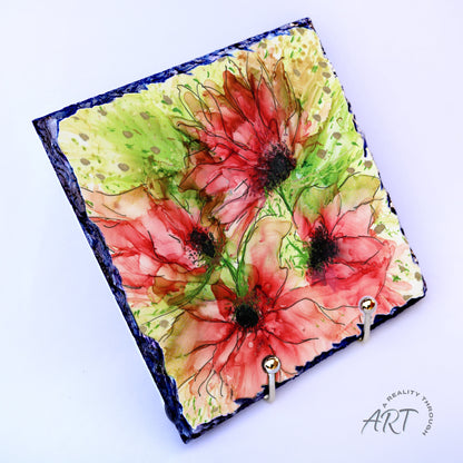 Abby 8"x8" Slate Trivet