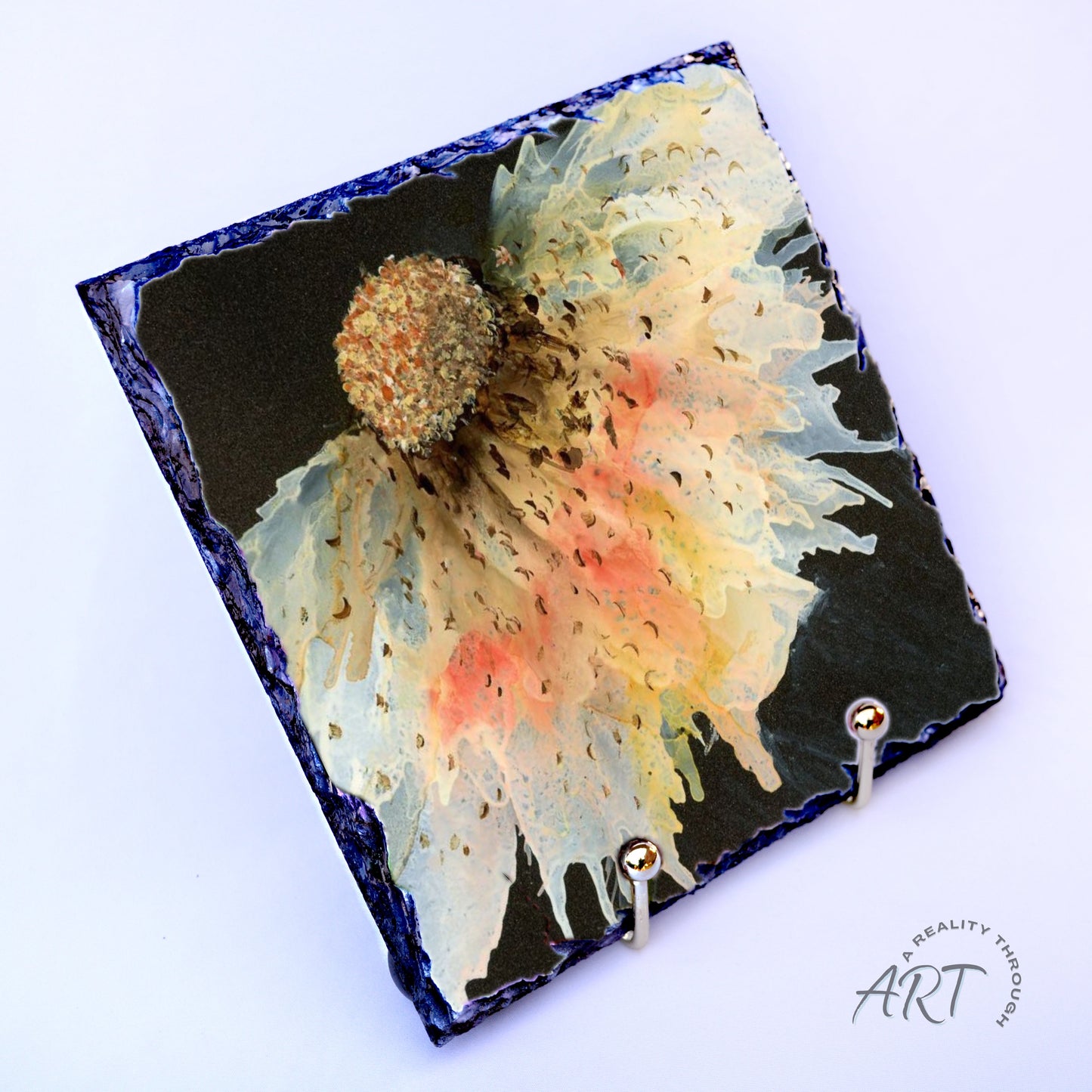 Content 8"x8" Square Slate Trivet