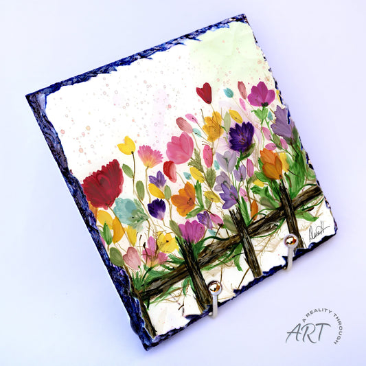 Friends 8"x8" Slate Trivet