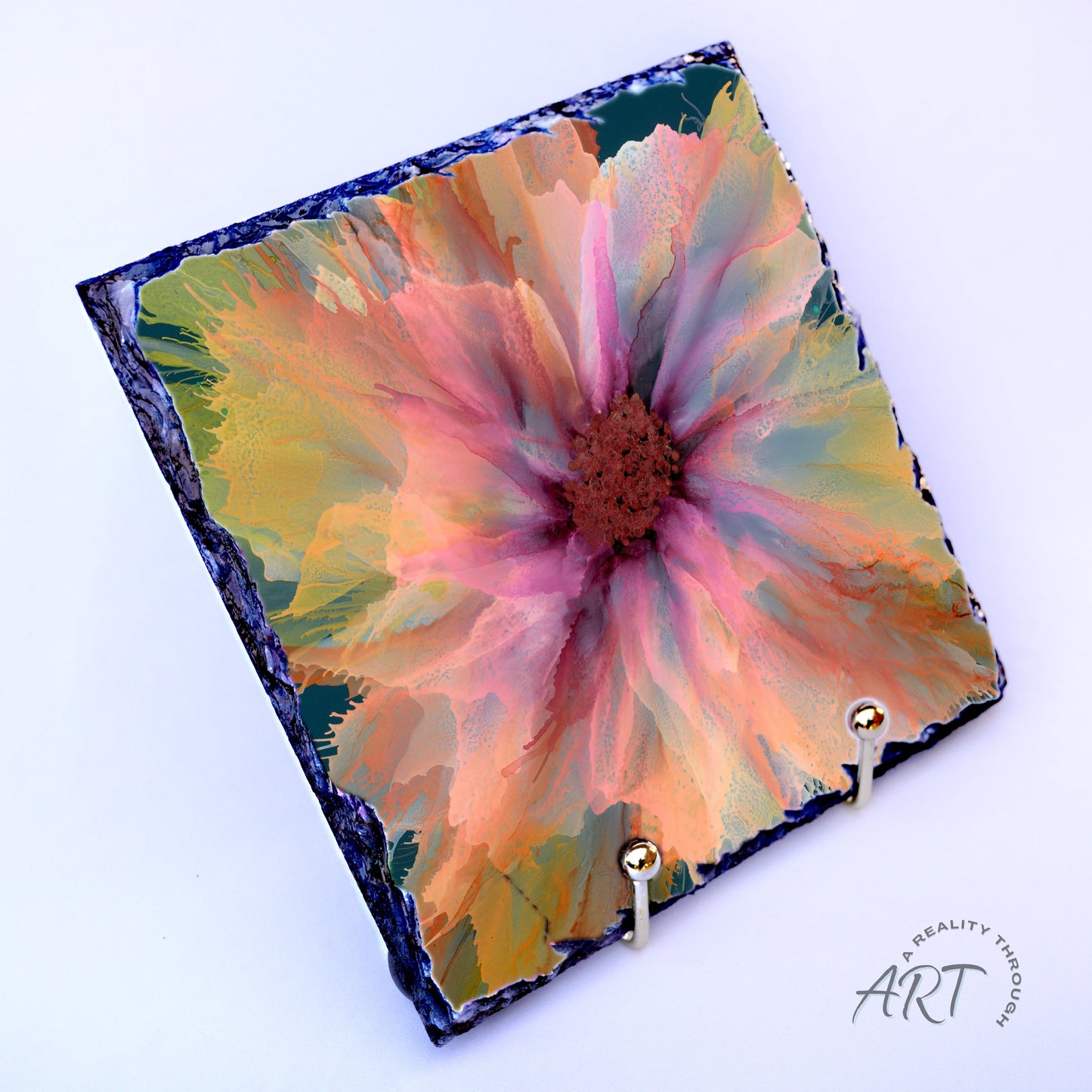 Gaze 8"x8" Square Slate Trivet