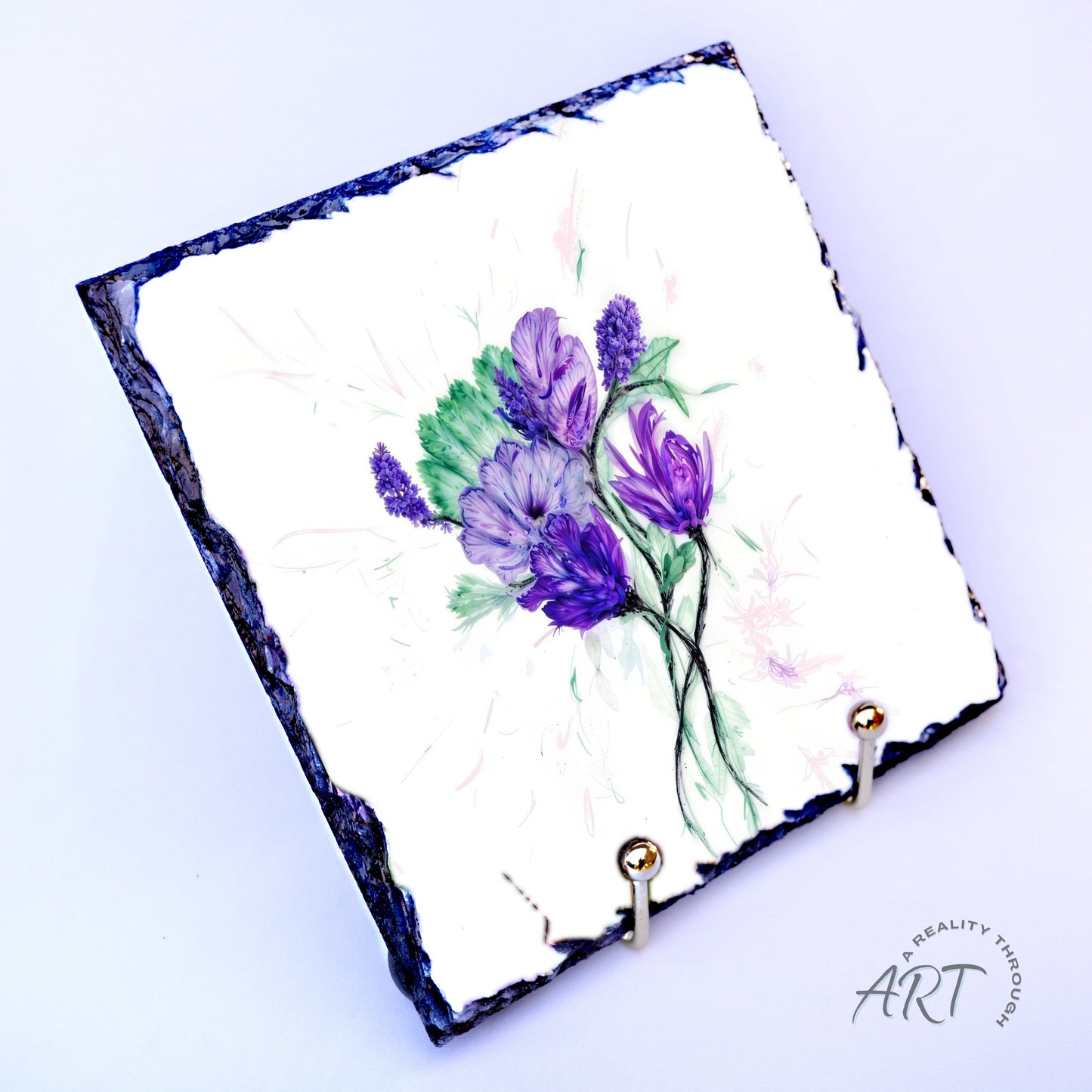 Simple Power 8"x8" Square Slate Trivet