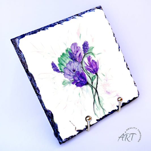 Simple Power 8"x8" Square Slate Trivet