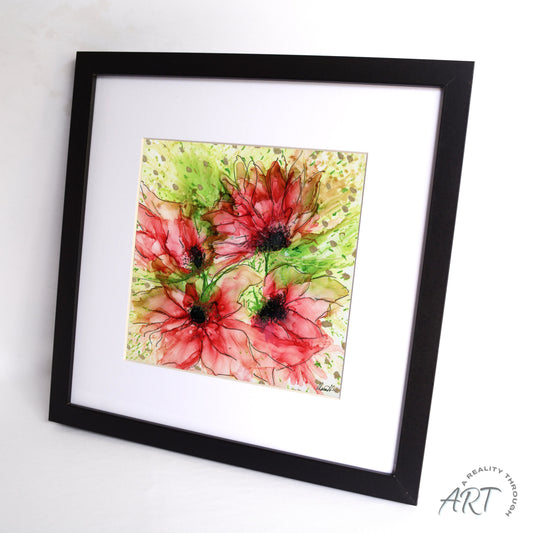 Abby 12"x12" Art Print (Black Frame)