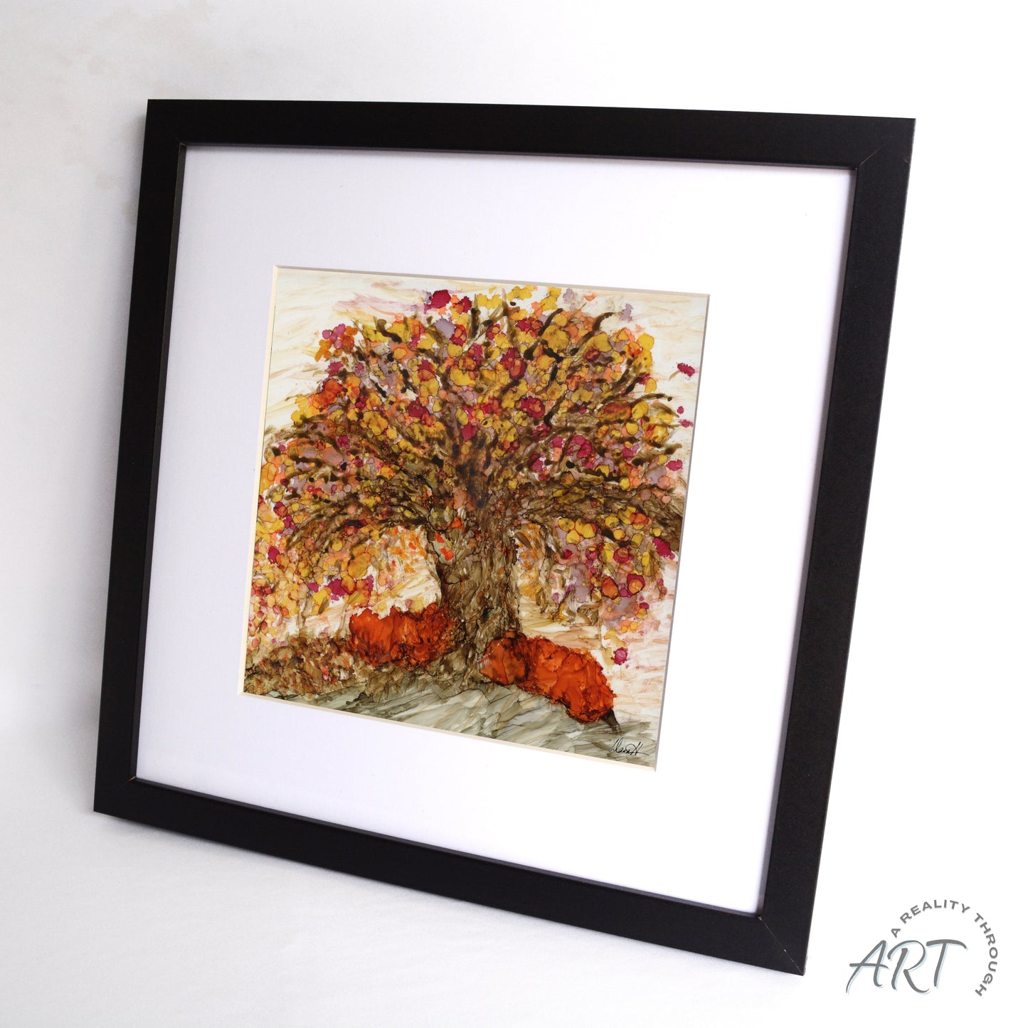 Willow 12"x12" Art Print (Black Frame)