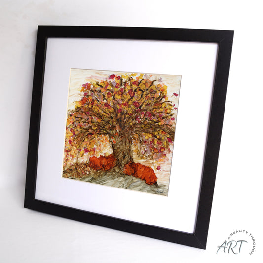 Willow 12"x12" Art Print (Black Frame)