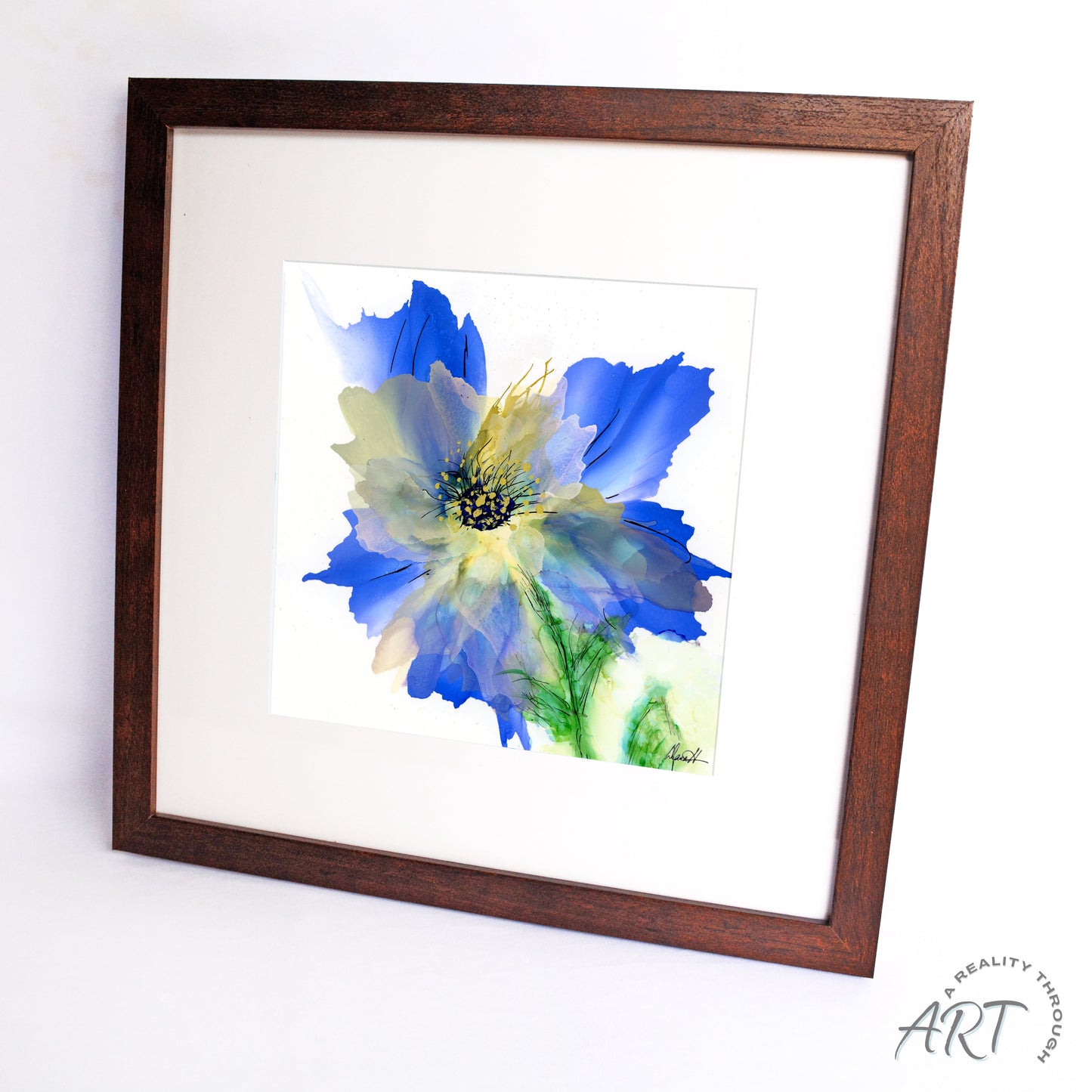 Bell 12"x12" Art Print (Walnut Frame)