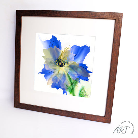 Bell 12"x12" Art Print (Walnut Frame)