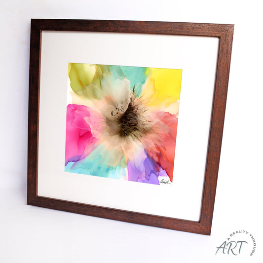 Carnival 12"x12" Art Print (Walnut Frame)
