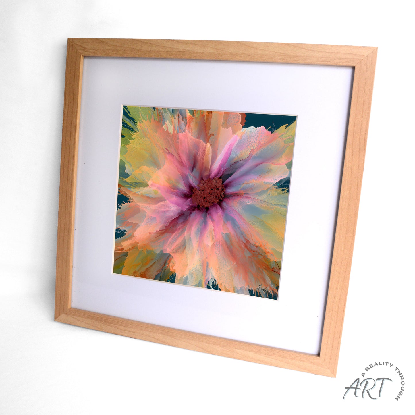 Gaze 12"x12" Art Print (Alderwood Frame)