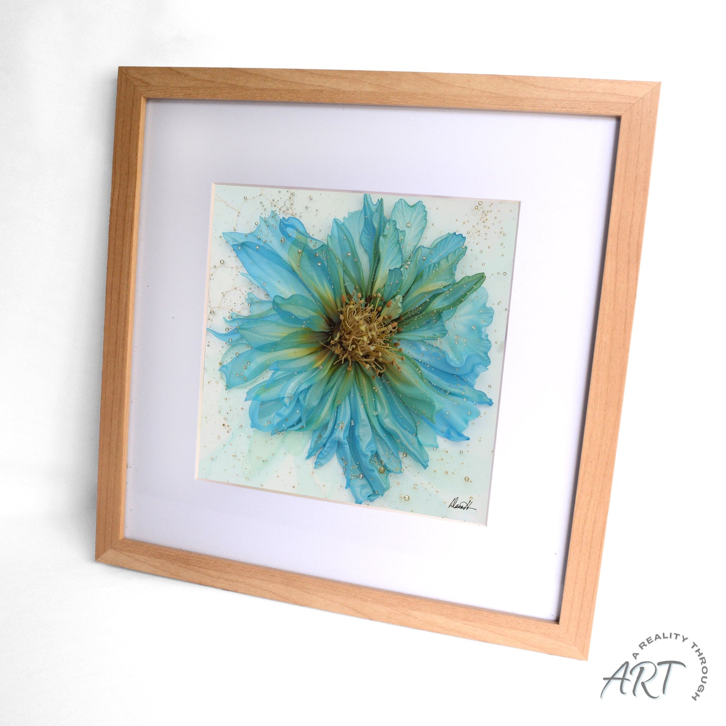 Tranquility 12"x12" Art Print (Alderwood Frame)