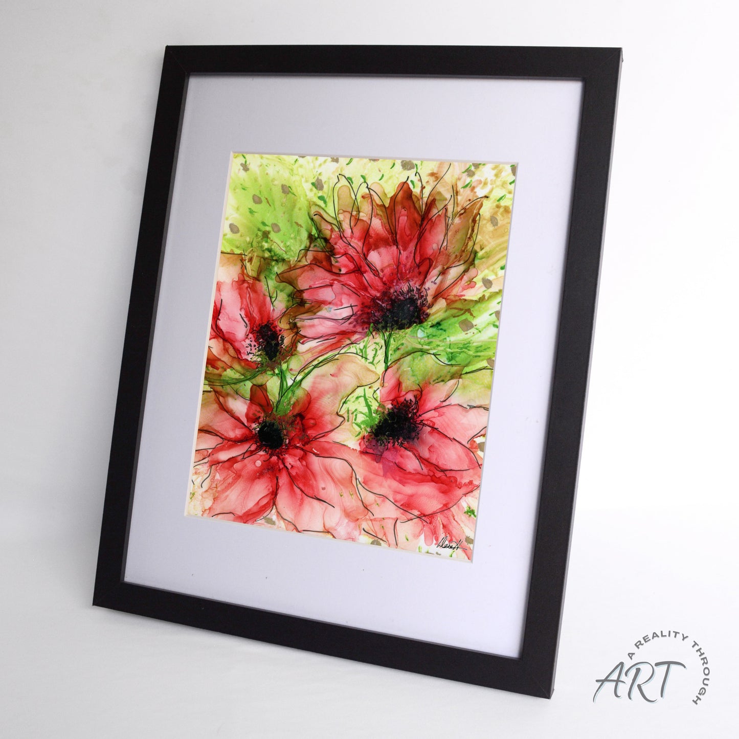 Abby 12"x15" Art Print (Black Frame)