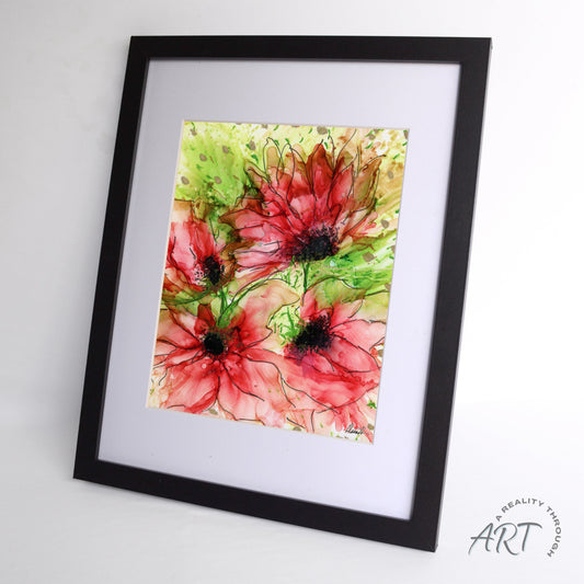 Abby 12"x15" Art Print (Black Frame)