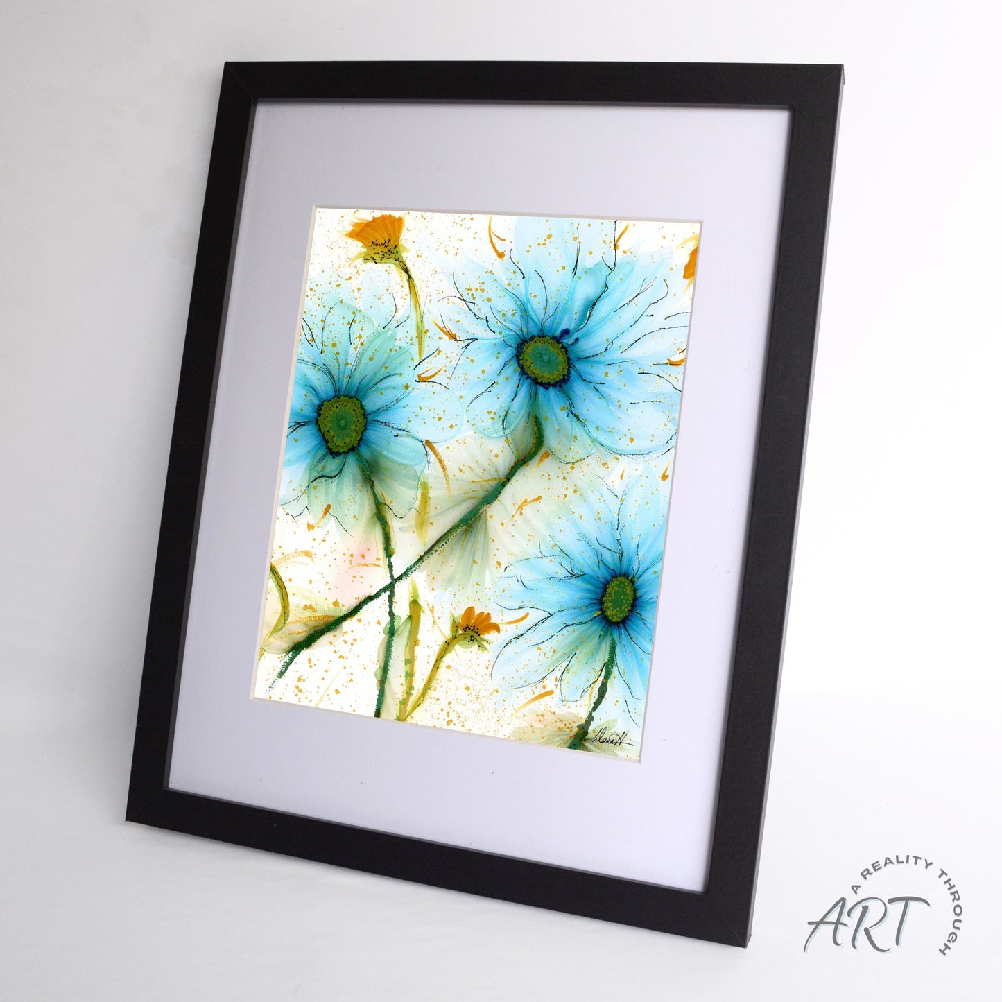 Bluey 12"x15" Art Print (Black Frame)