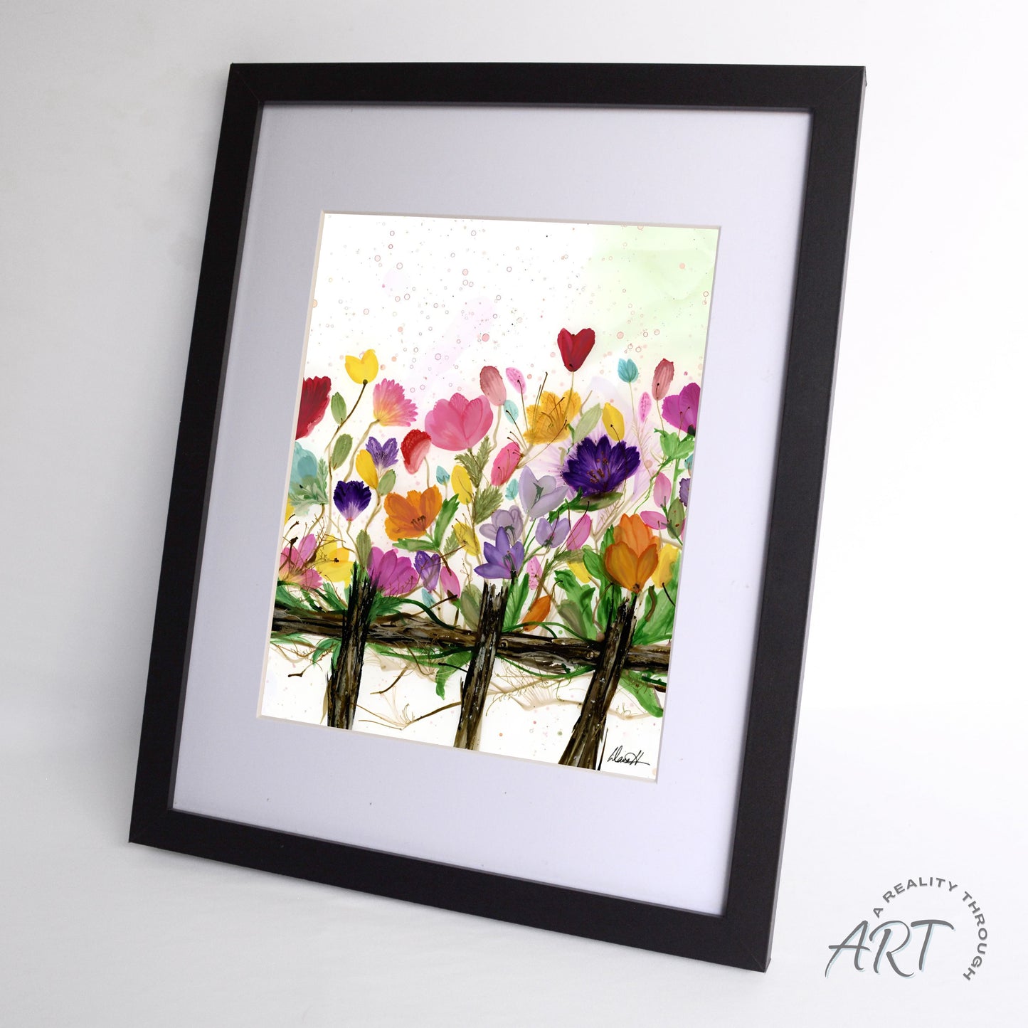 Friends 12"x15" Art Print (Black Frame)