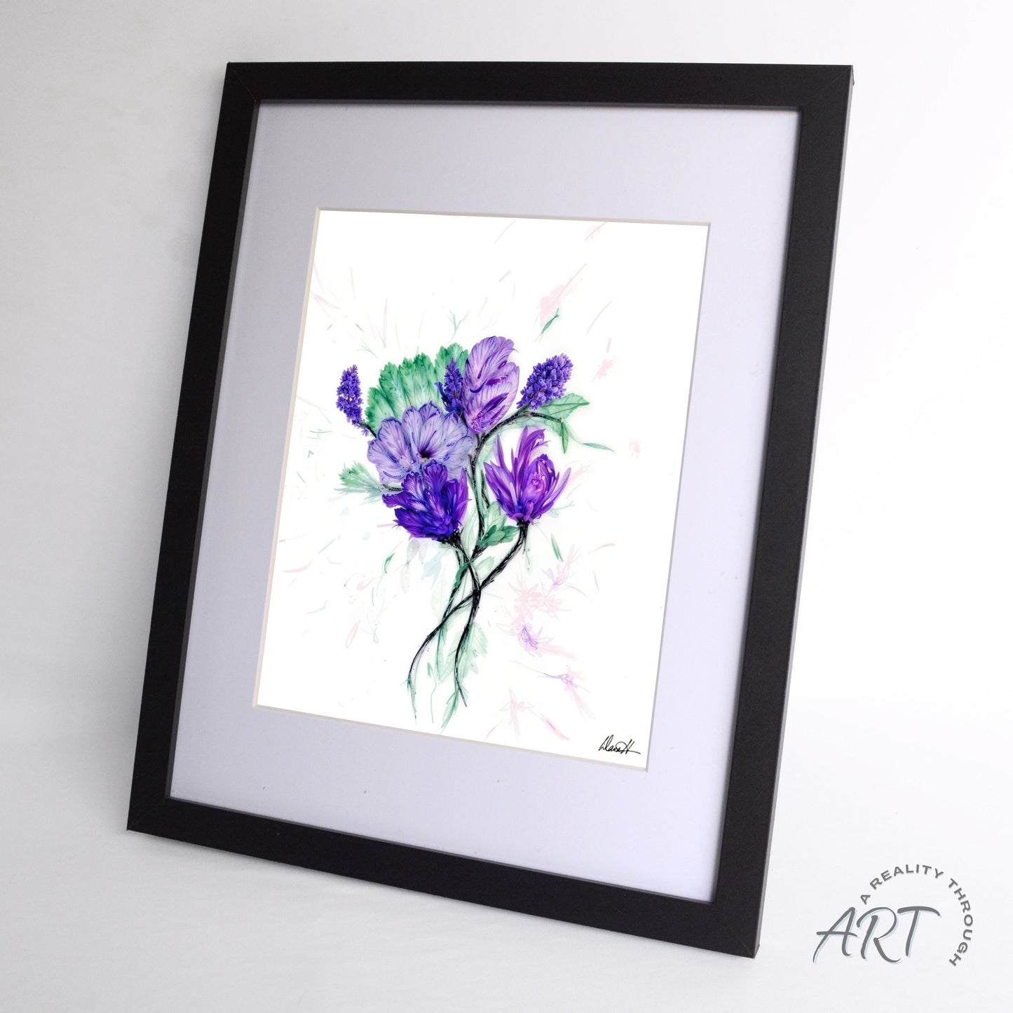 Simple Power 12"x15" Art Print (Black Frame)