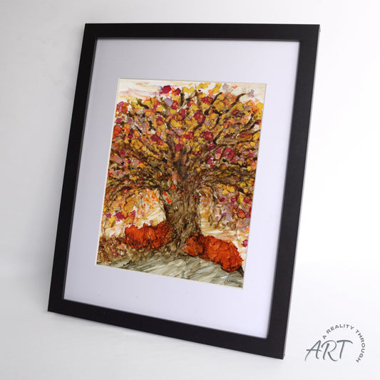 Willow 12"x15" Art Print (Black Frame)