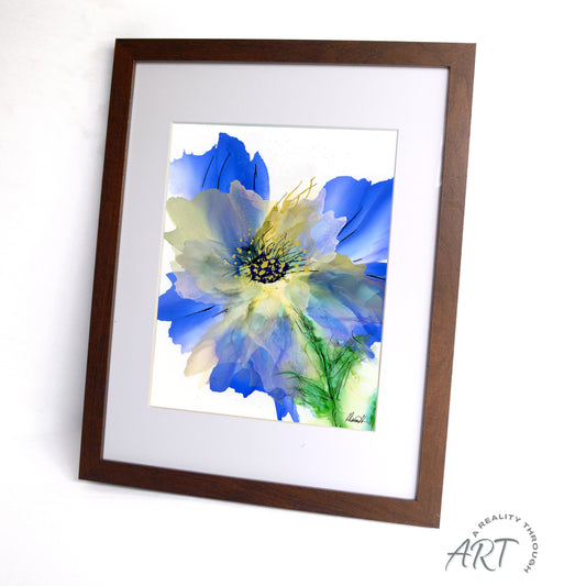 Bell 12"x15" Art Print (Walnut Frame)