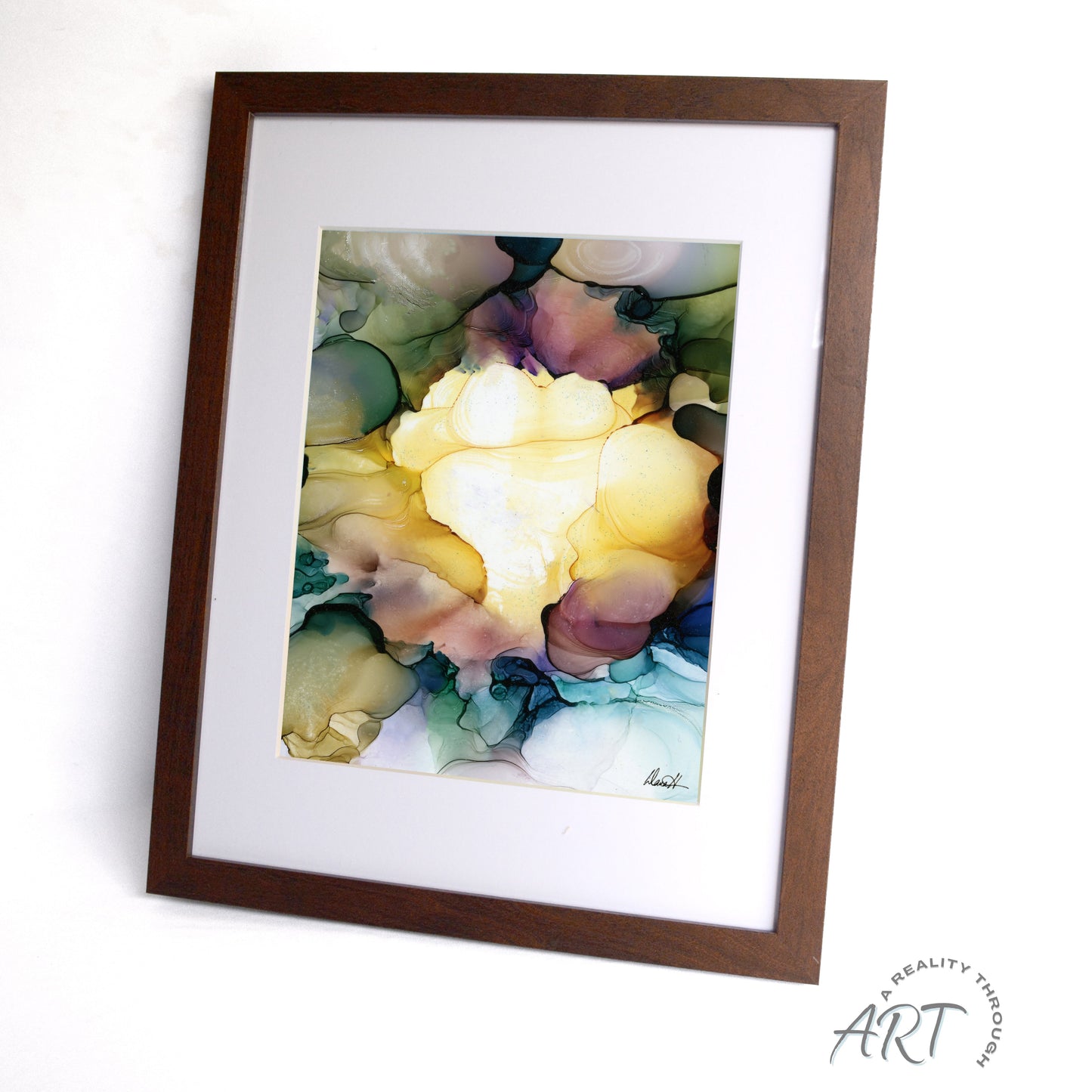 Kate 12"x15" Art Print (Walnut Frame)