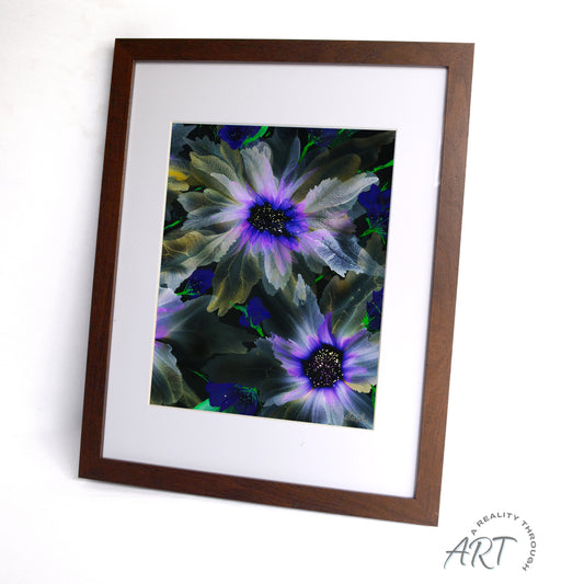 Purple Glory 12"x15" Art Print (Walnut Frame)