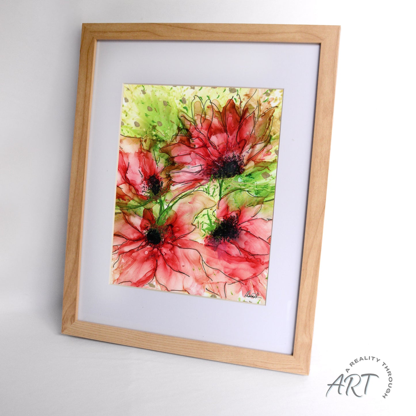 Abby 12"x15" Art Print (Natural Frame)
