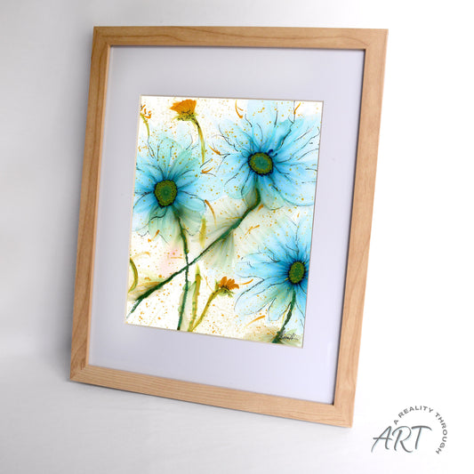 Bluey 12"x15" Art Print (Alderwood Frame)