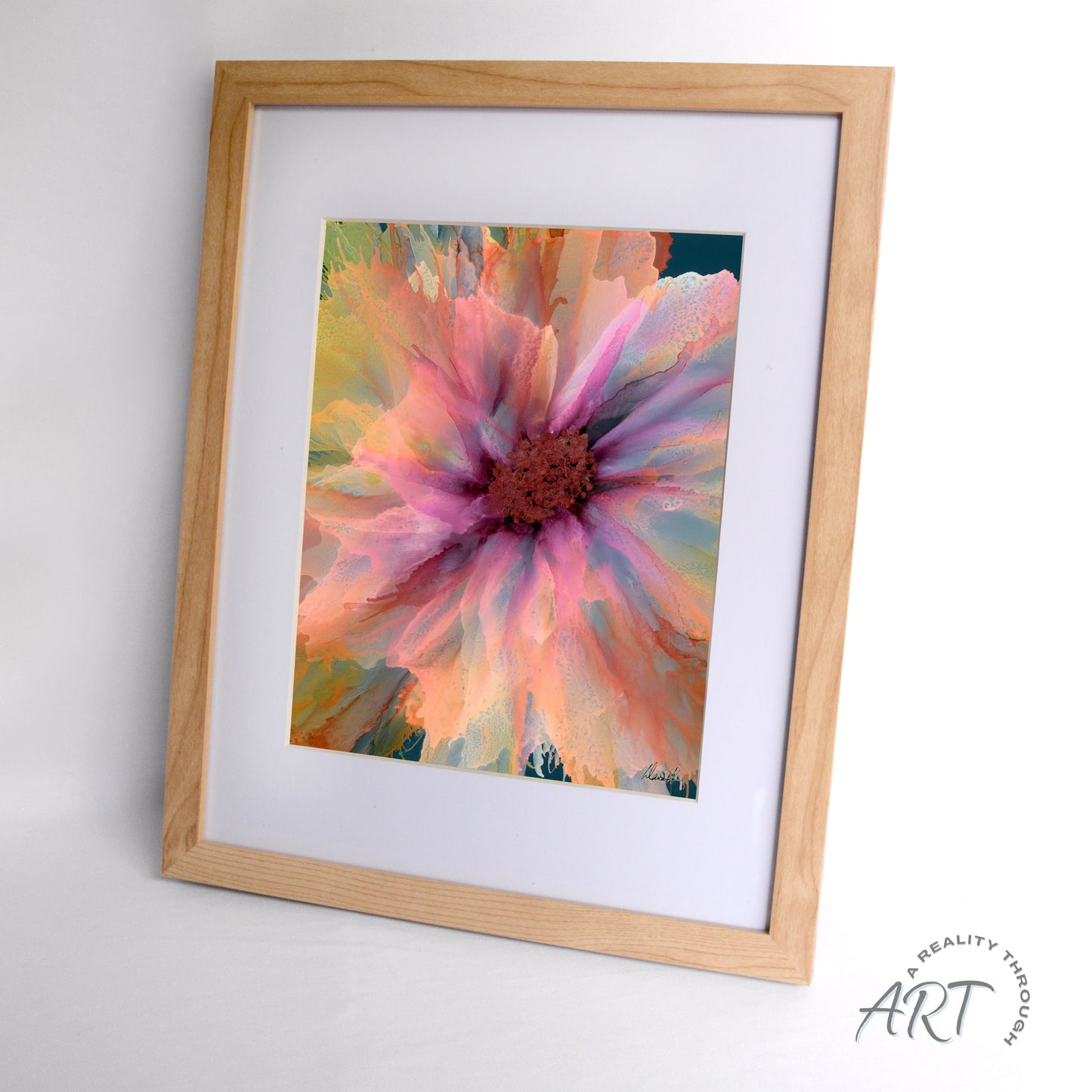 Gaze 12"x15" Art Print (Alderwood Frame)